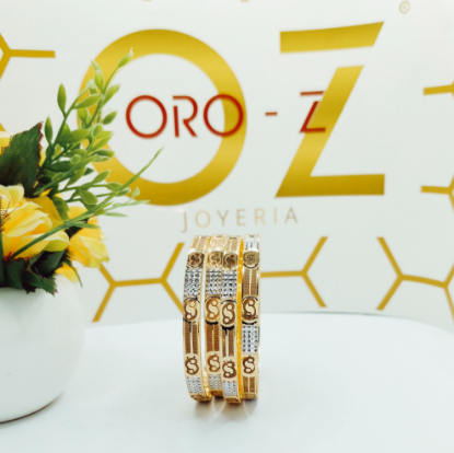 High Polish Gold Bangles