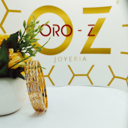 Gold Embrace Bangle