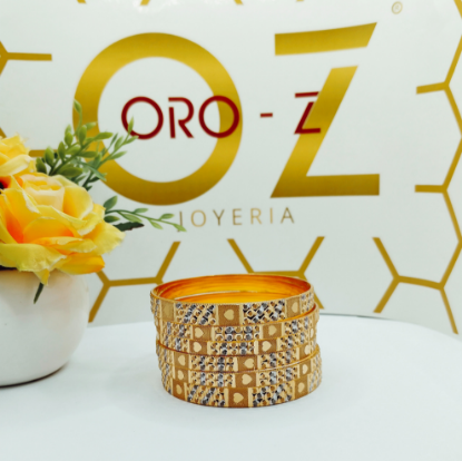 22K gold designer bangles