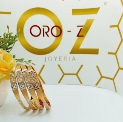 Polished Gold Bangles