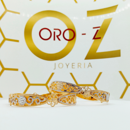 Picture of CNC Vintage Inspired With Modern TouchGold Bangles