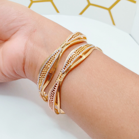 CNC Gold Bangles