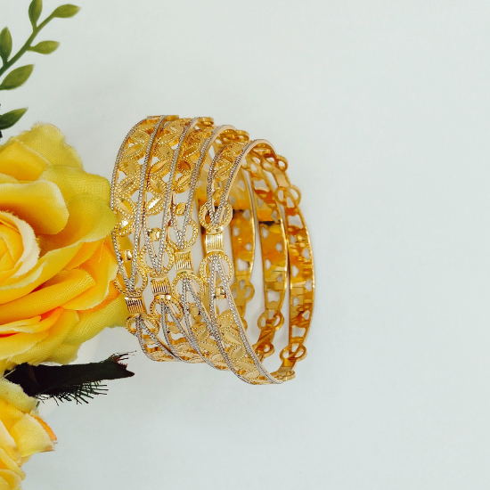 Picture of New Modish Style CNC Sydney Gold Bangles