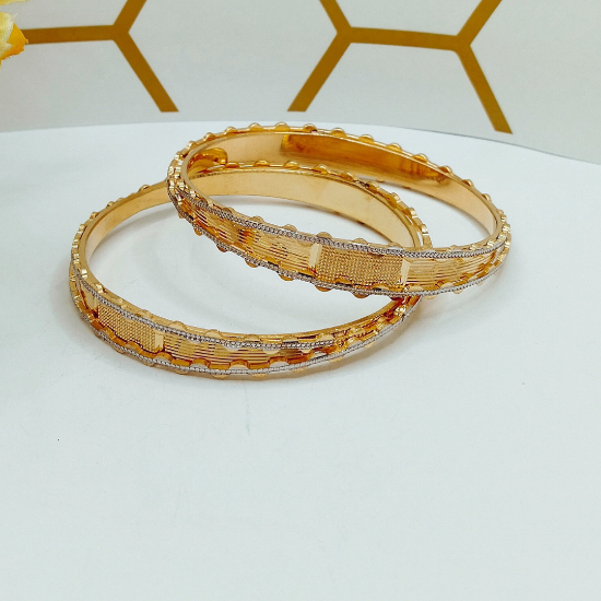 Picture of Epitome Tappering Sydney CNC Gold Bangles