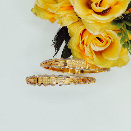 Picture of Epitome Tappering Sydney CNC Gold Bangles