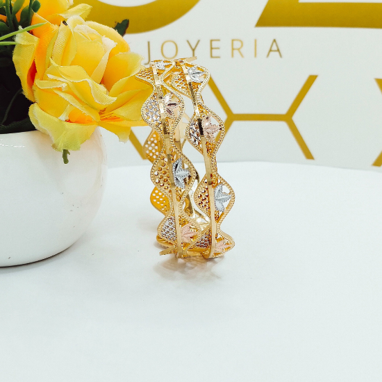 Picture of New Inventive Gold CNC Sydney Bangles
