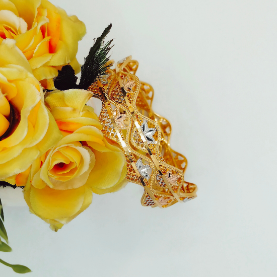 Picture of New Inventive Gold CNC Sydney Bangles