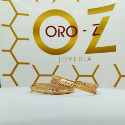 Picture of Sydney CNC Gold Bangles With Traditional Touch