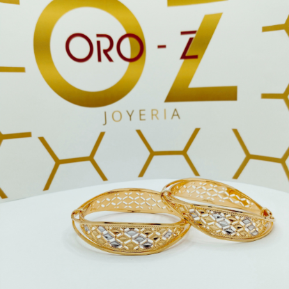 Picture of New ORO-Z Filigree CNC Sydney Gold Bangles 