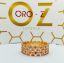 22K tri-tone CNC gold bangles for women