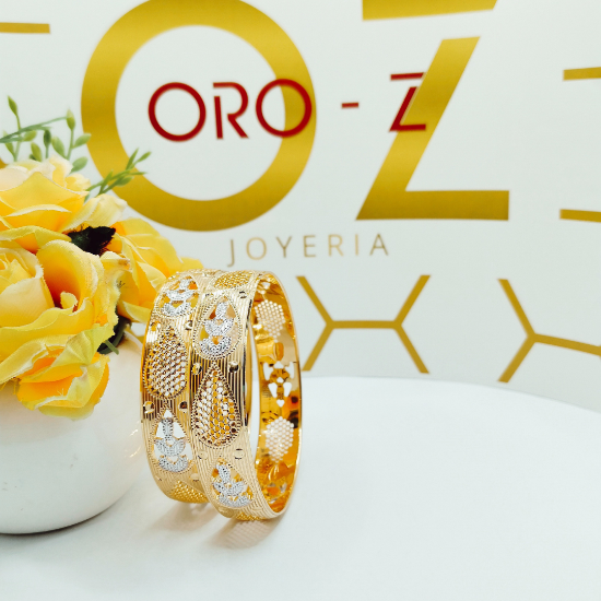 Luxury laser finish bangles