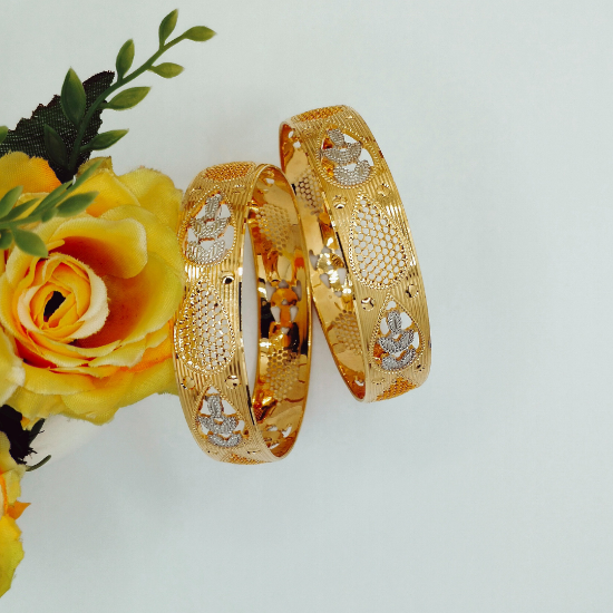 Unique laser pattern bangles