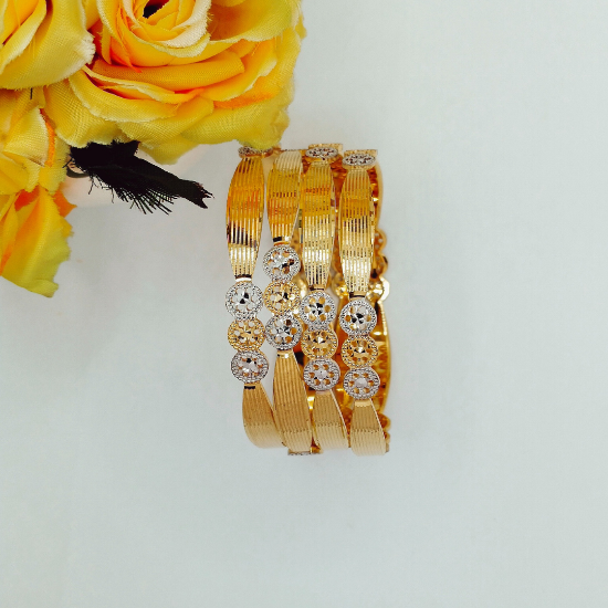Modern laser pattern bangles