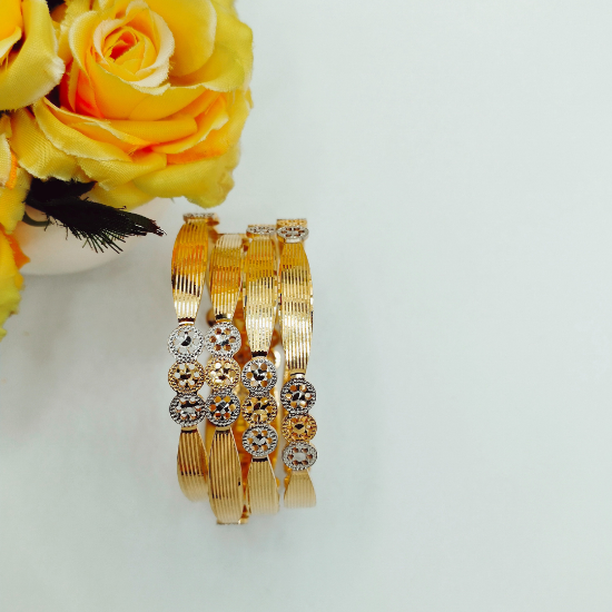 Premium gold bangle collection
