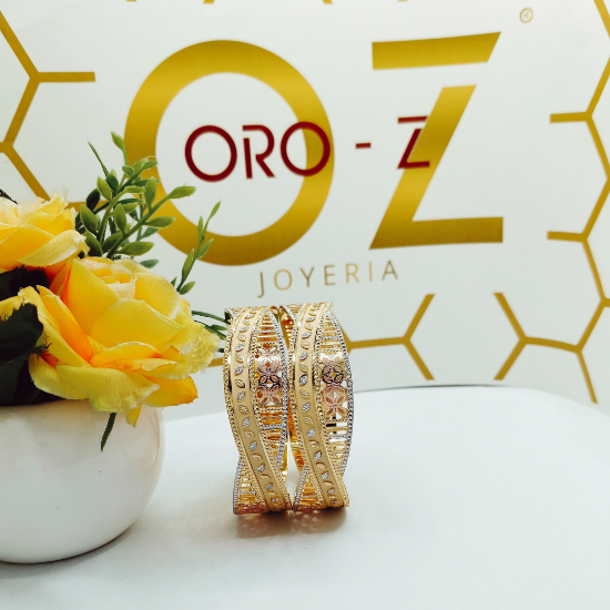 Luxuriant Gold Bangles