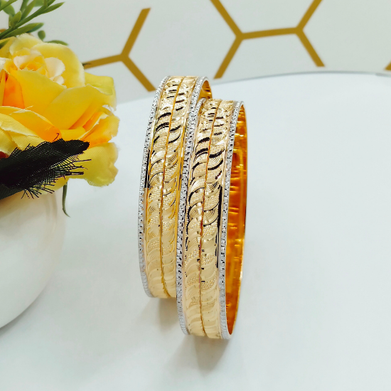 Luxury CNC gold bangles