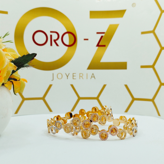 Broad Gold Bangles