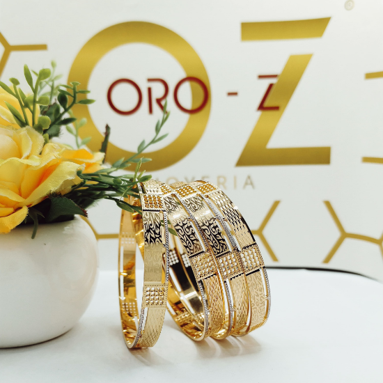 Modern Gold Bangles
