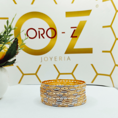 Picture of New Stunning Gold CNC Bangles
