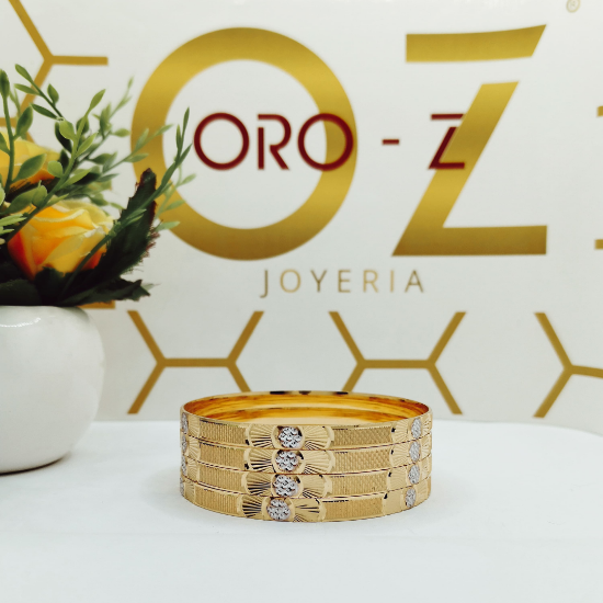 CNC London Gold Bangles
