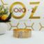 Picture of New Leafy Design Gold London CNC Bangles